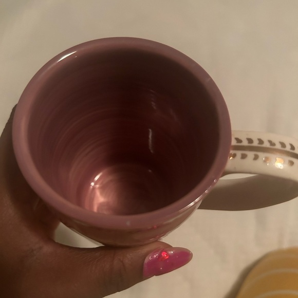 Anthropologie CAPRICORN Mug Coffee Tea Latte Cup Zodiac Sign Danielle Kroll Pink - Picture 5 of 5